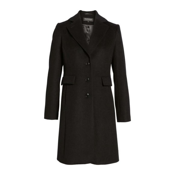 Kristen Blake Black Trench Coat - Picture 2 of 5